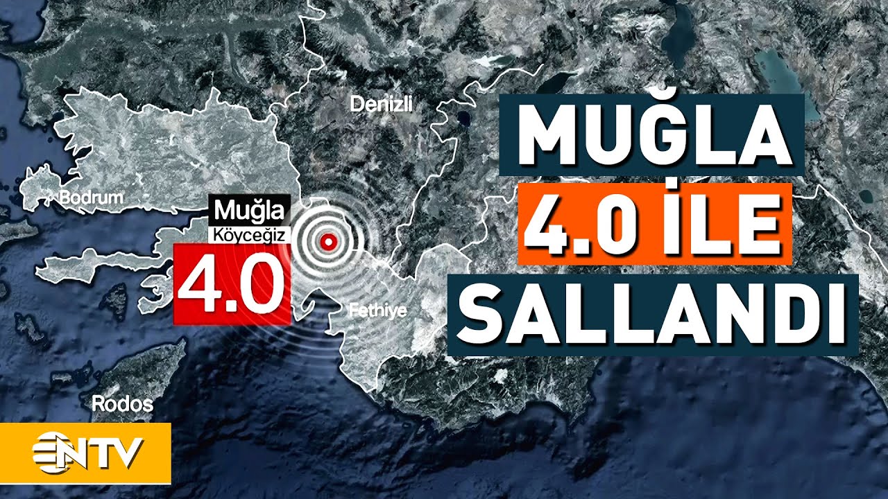 Muğla'da Korkutan Deprem! | NTV
