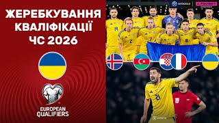 Жеребкування кваліфікації Чемпіонату світу 2026. Результати для збірної України