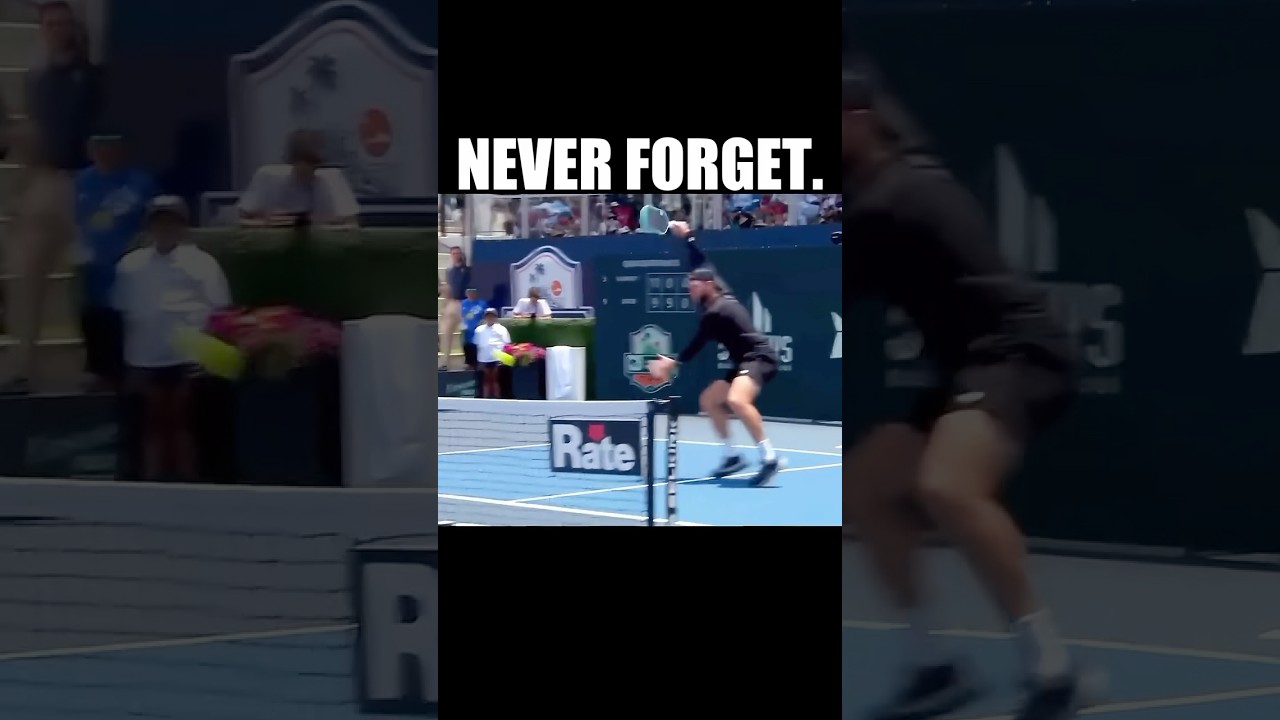 The greatest pickleball comeback ever. 🙌🏼