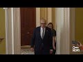 WATCH: Sen. Schumer speaks to reporters about GOP budget proposal, release of Epstein files