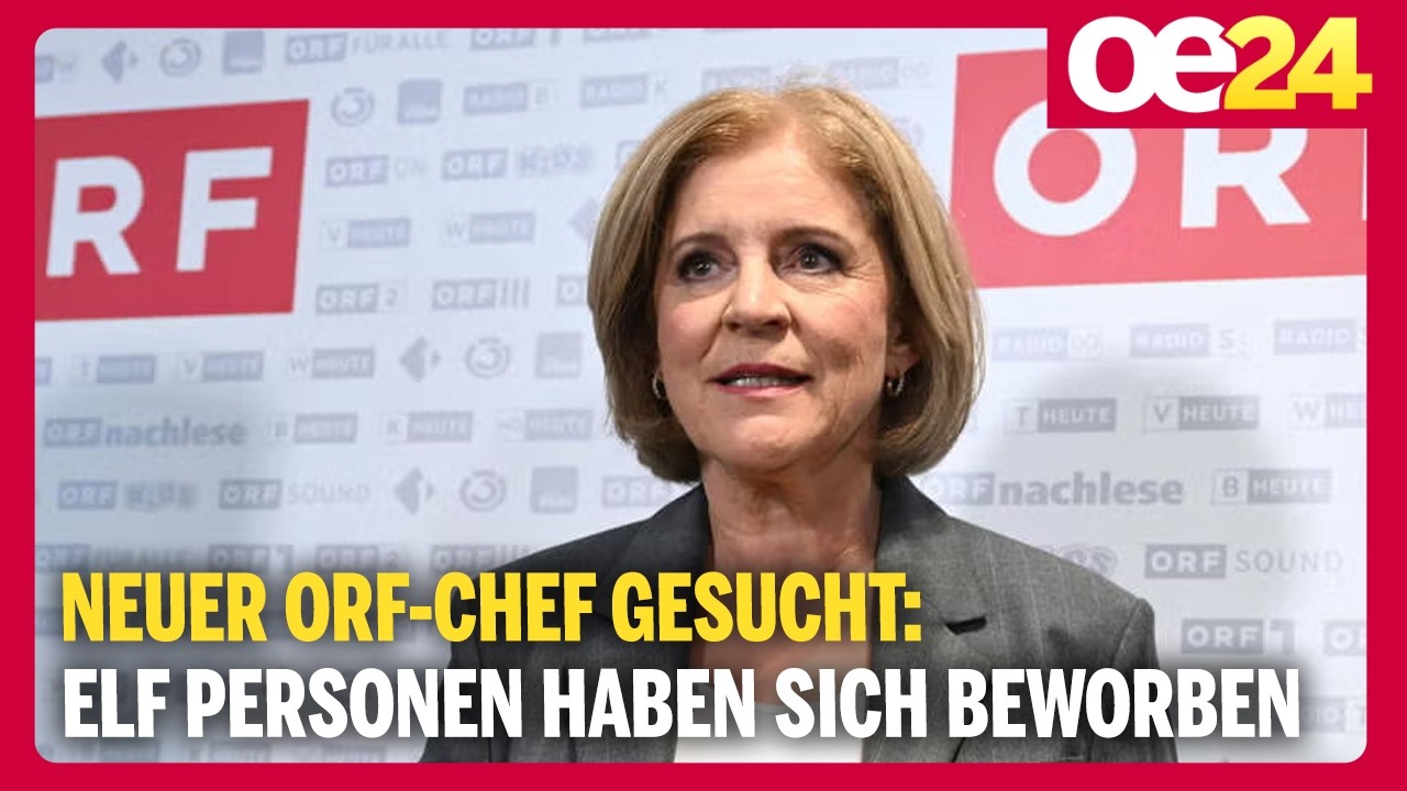 Neuer ORF-Chef gesucht: Elf Personen haben sich beworben