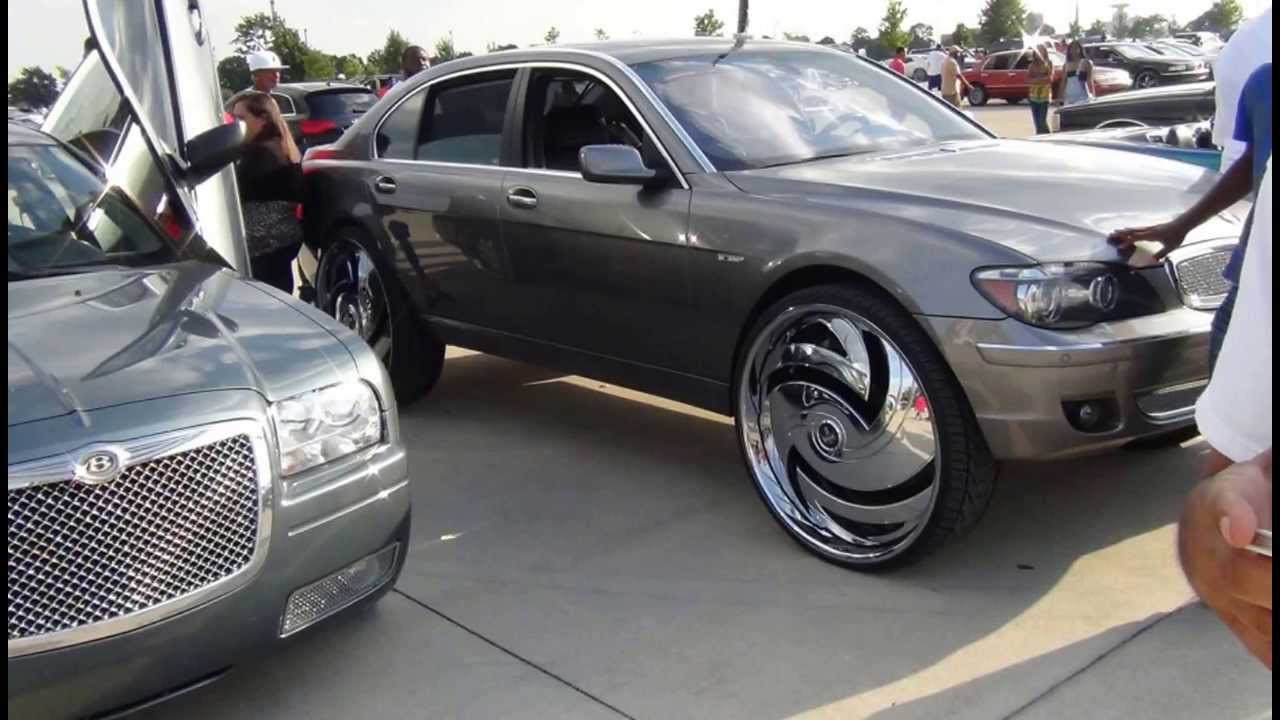 1st Cadillac Conversion Van On 28s Escalade Front Youtube