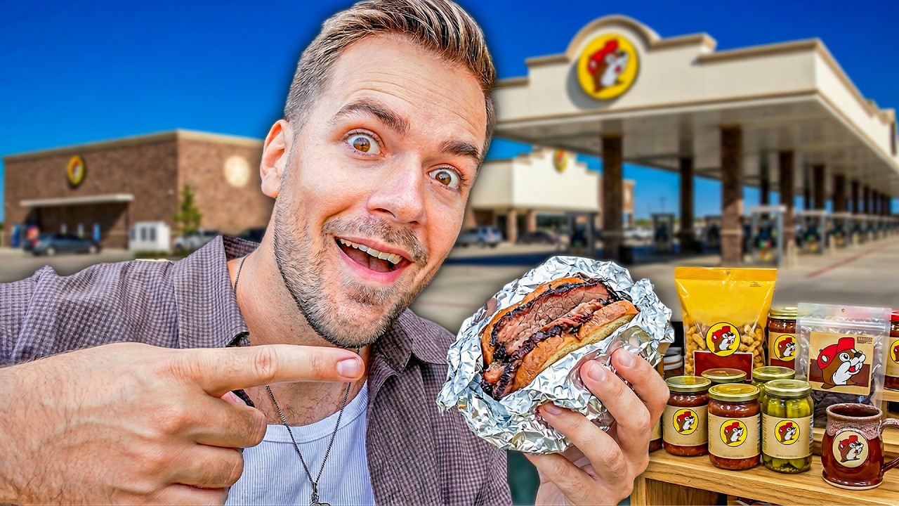 Ich esse bei der größten Tankstelle der Welt 😳🍔 (viel besser als gedacht)