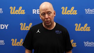 UCLA M. Basketball Media Availability - Coach Cronin (Aug. 26, 2025)