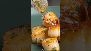 How to cook scallops in a pan #shorts