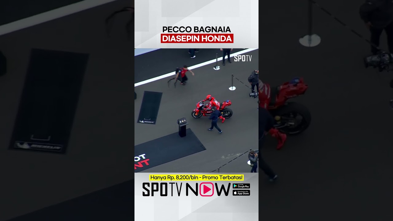 #MotoGP 🏍 - Ban depan mulai abis di ujung race, Pecco Bagnaia hanya mampu finish P6 di Sprint