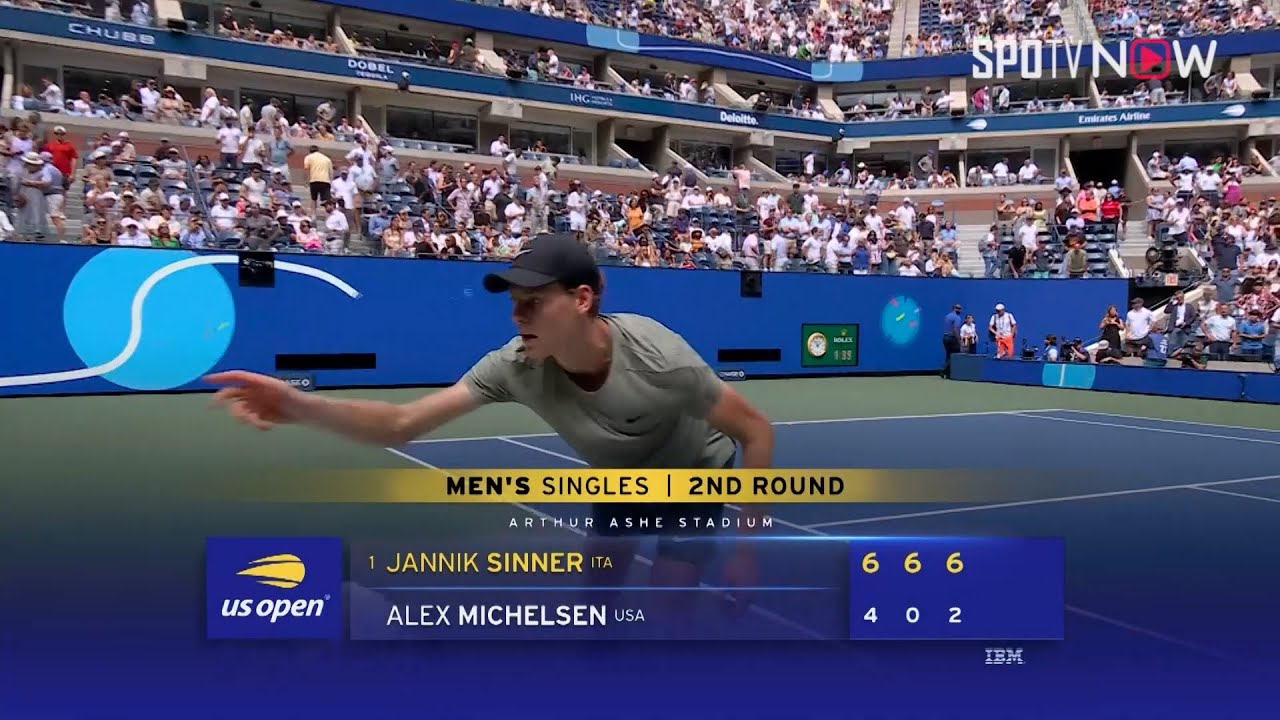 [US Open 2024] Highlight - Jannik Sinner vs Alex Michelsen | Round 2