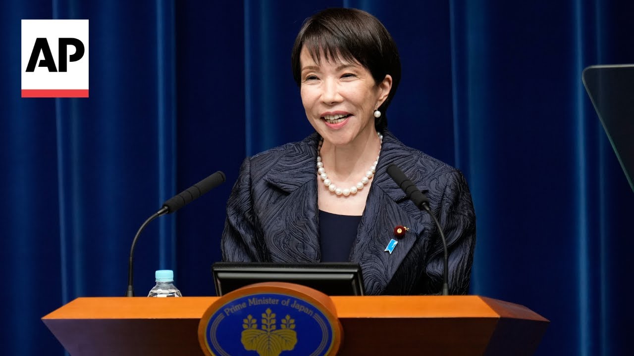 Sanae Takaichi, first female prime minister in Japan, vows to build 'strong country'