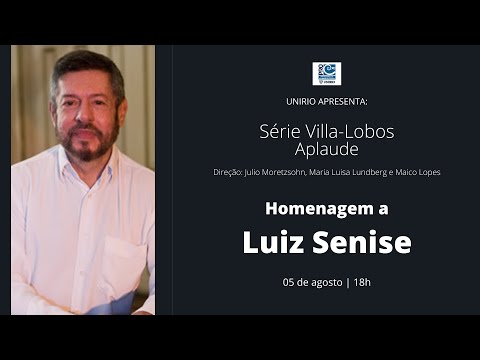 UNIRIO homenageia Luiz Senize