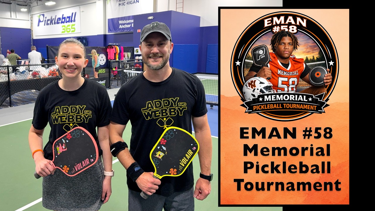 Eman Memorial Tournament at Pickleball 365 - Mixed Doubles Highlights