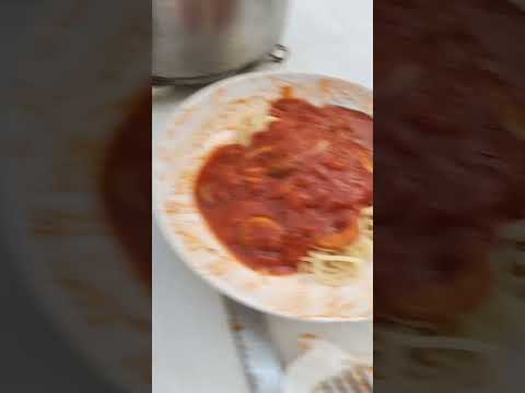 Emptied out pot from Marinara sauce for the spaghetti but meatless Aix-En-Provence France, 7/29/2025