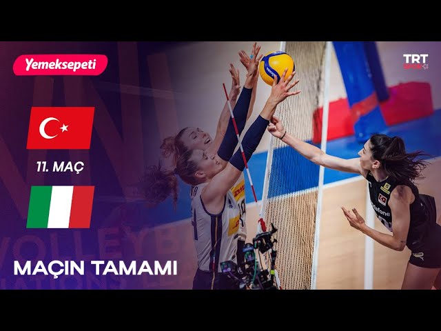 Maçın Tamamı | Türkiye - İtalya "2025 Kadınlar VNL" TRT Spor Yıldız x Yemeksepeti