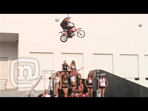 Jason Ellis Jumps Chicks On Mini Bike. Vista, CA 2003: Raw N Real 