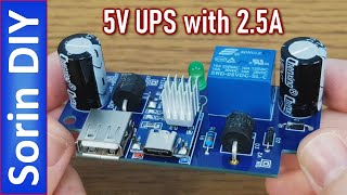 5V UPS with 2.5A