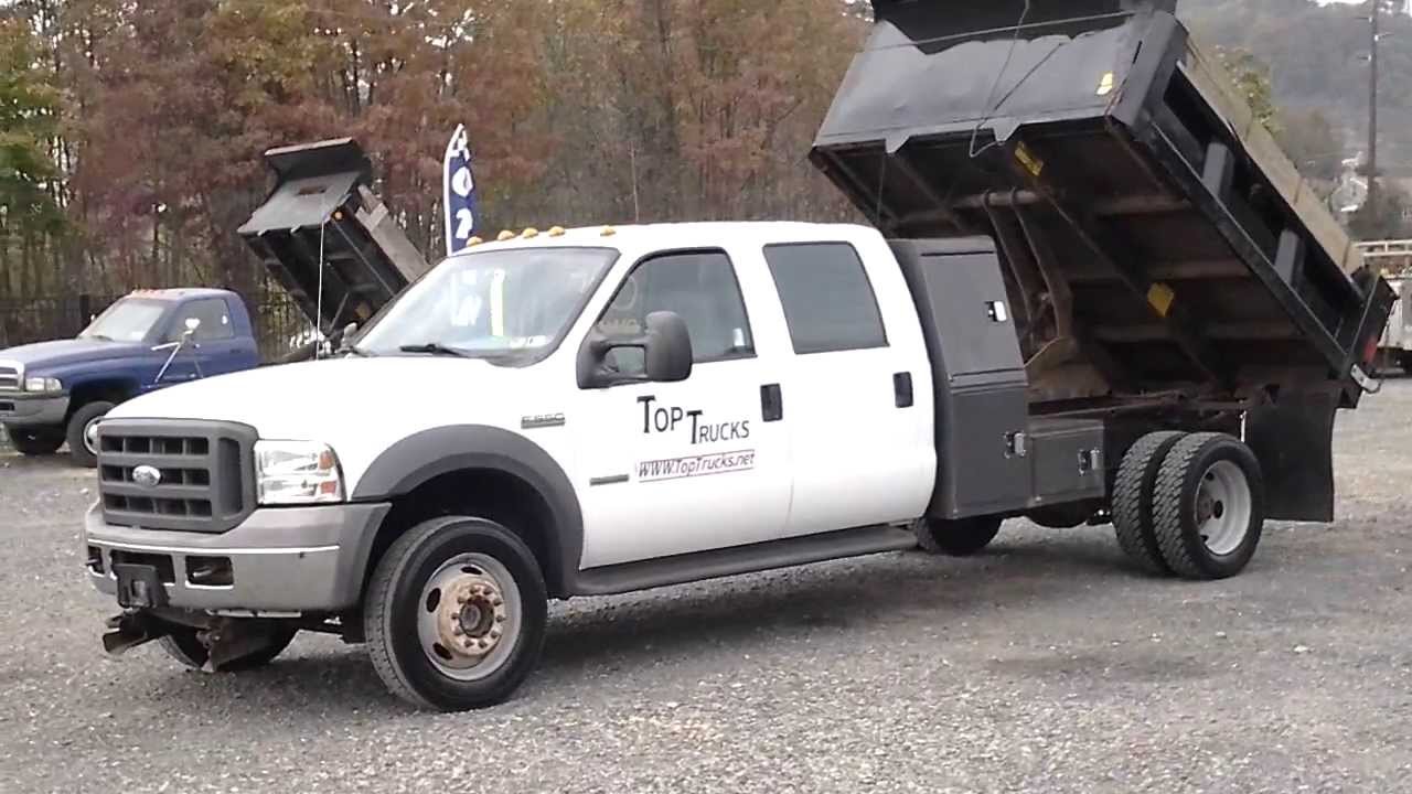 Ford f550 crew cab dump #7