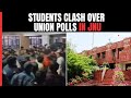 JNU Student Groups Face Off Late Night Over Student Union Polls