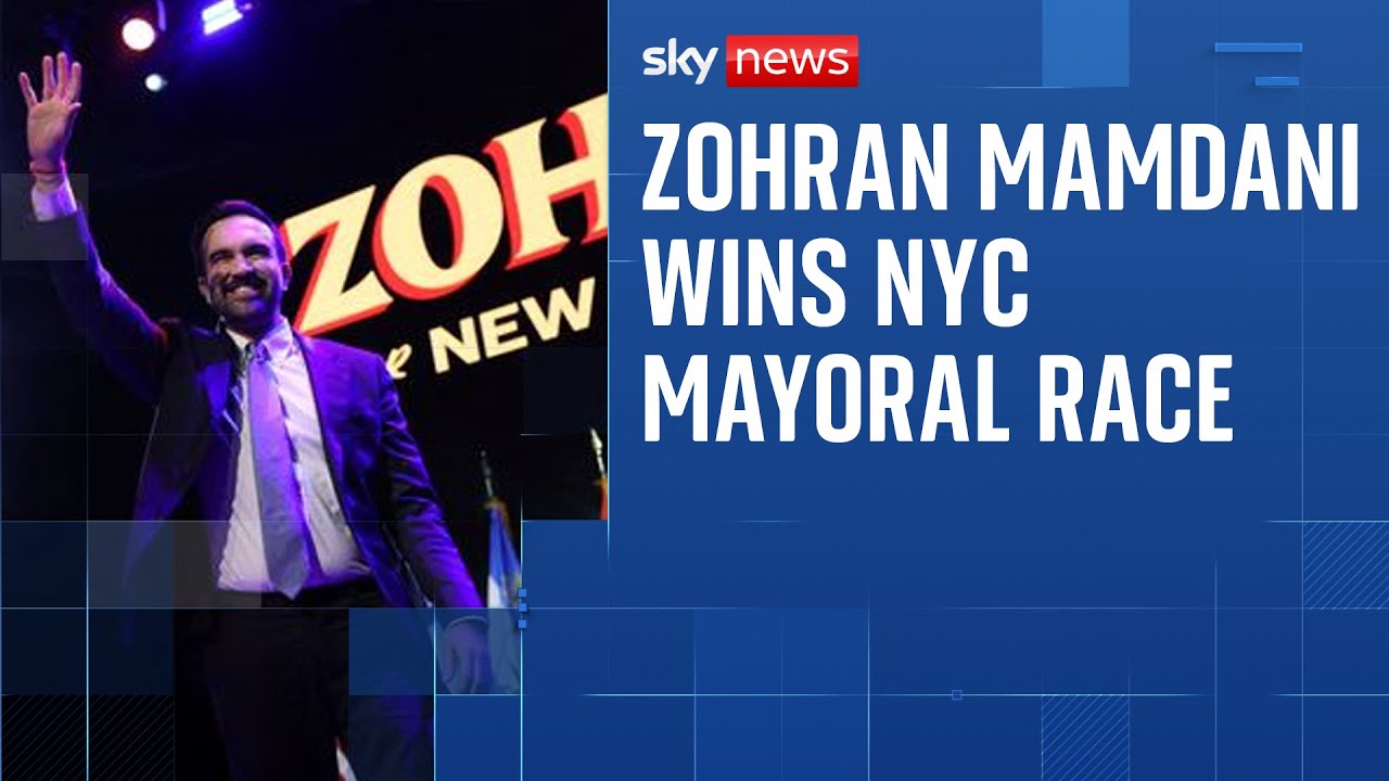 Democrat Zohran Mamdani wins New York mayoral race