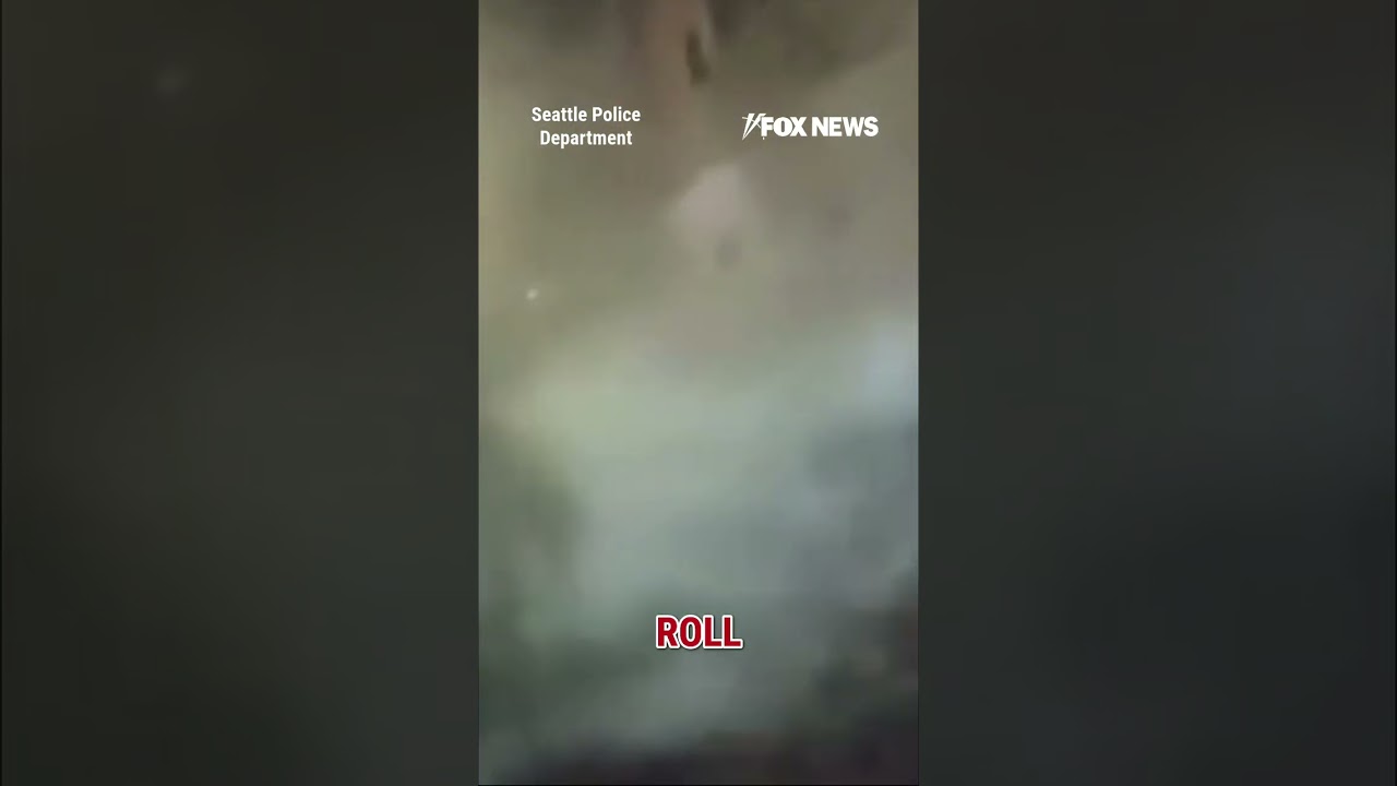 WATCH: Man ON FIRE saved by police #shorts