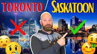 Moving From Toronto | Moving To Saskatoon | So Much Cheaper! [2024]