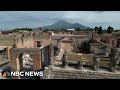 Pompeii excavation reveals blue room after nearly 2000 years