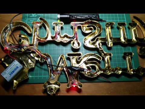 Merry Christmas LED Sign Build (part 3)