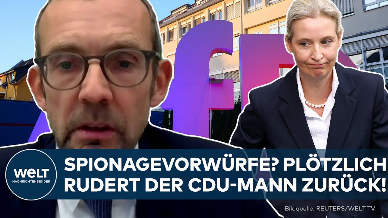 AFD: Spionagevorwürfe! – Wie belastbar sind Aussagen der CDU?