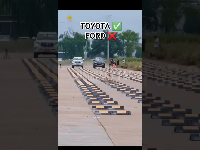 Stability test of Toyota Prado VS Ford Endeavour🗿🔥