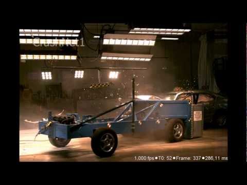 Видео краш-теста Ford Fusion с 2010 года