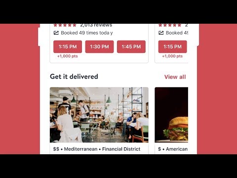 OpenTable Adds Delivery