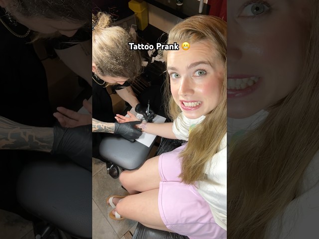 Ich tätowiere mir den Namen meines Freunds?! 😍 ​⁠@felix.klingler ist wohl kein Fan… haha #prank