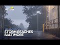 Storm moves through Baltimore  - 00:27 min - News - Video