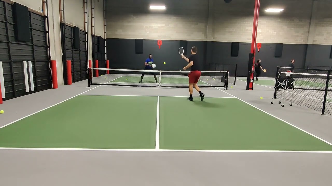 Pickleball Learn Killer Cross Court Volleys Against Kitchen Attacks