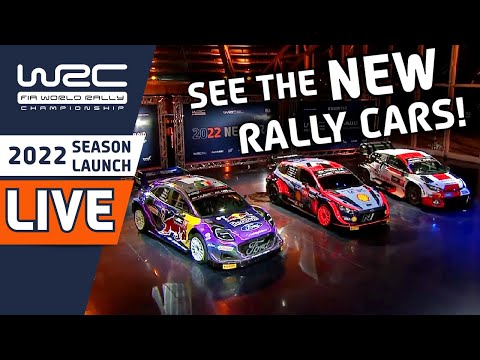 LIVE 2022 World Rally Championship Season Launch - World Premiere of the new Hybrid WRC Rally Cars