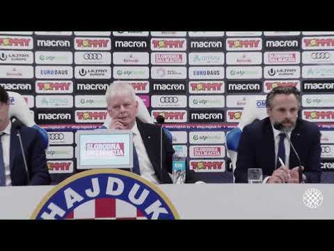 Konferencija za medije predsjednika Uprave HNK Hajduk