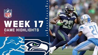 Lions vs. Seahawks Week 17 Highlights | NFL 2021