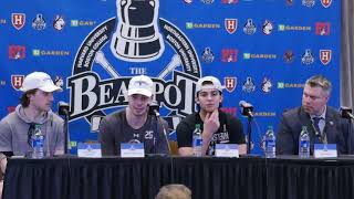 Press Conference | Northeastern Men's Hockey Beanpot Final vs Harvard | Feb. 13, 2023