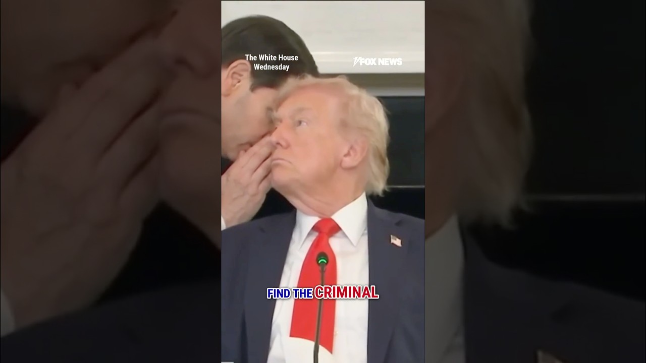 SEE IT: Rubio passes urgent note to Trump on Israel-Hamas peace deal