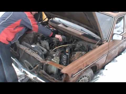 Starting cold mercedes 300d #6