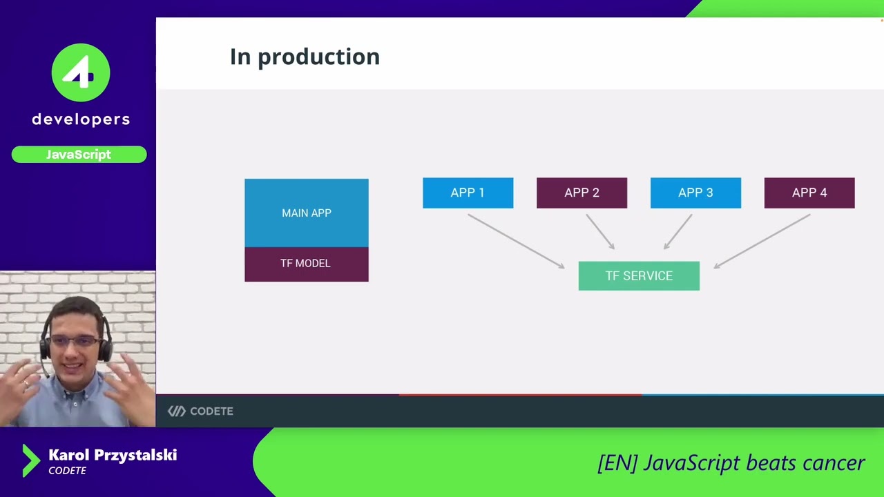 4Developers 2022: JavaScript beats cancer - Karol Przystalski