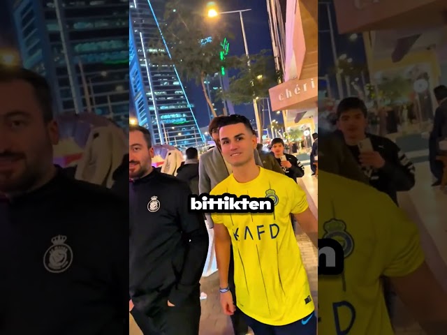 Sahte Ronaldo, Stadyumda Taraftarlara Şaka Yaptı