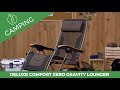 Deluxe Zero Gravity Lounger Black/Grey