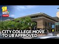 City College move of classes and operations to UB approved