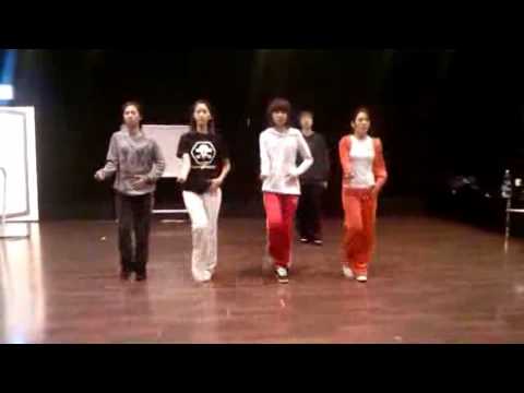 SNSD Practice Room (Rhythm Nation) Yuri Yoona Sooyoung Hyoyeon Dec30.2009 GIRLS' GENERATION