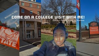 VISIT OKLAHOMA STATE UNIVERSITY WITH ME || dorms, spears school of business, student life, vlog