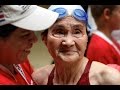 100 year old Japanese woman sets her own 1500m swim record