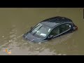 Delhi AIIMS | Safdarjung | People wade through water as Heavy rainfall causes waterlogging  - 06:14 min - News - Video