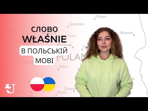 Багатофункціональне польське слово WŁAŚNIE - UniverPL