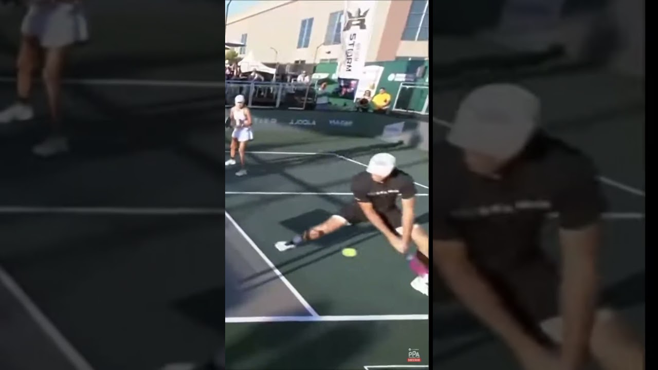 Bright/Ignatowich v Newman/Wright at the Veolia Sacramento (4) #shorts #pickleball