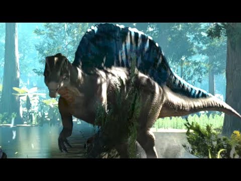 SPINOSAURUS EAT DINOSAUR, MAN ALSO EATEN! - Crynosaur | Collision Course