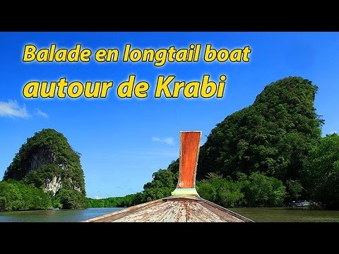 balade en longtail boat autour de krabi